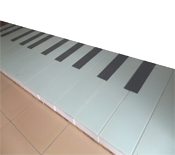 LED钢琴发光地砖